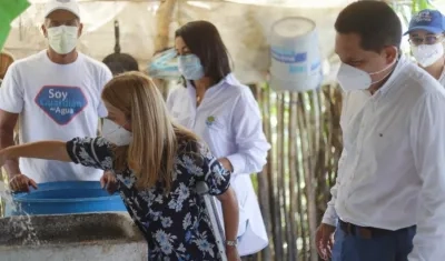 Elsa Noguera, gobernadora.