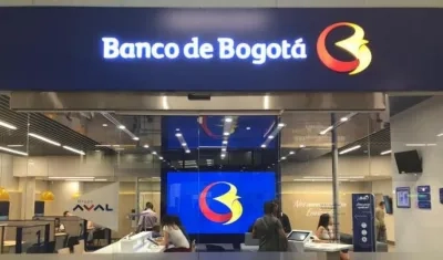 Una sucursal del Banco de Bogotá. 