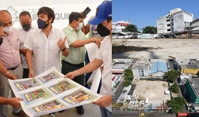 Alcalde Jaime Pumarejo anunció la recuperación del lote Sredni, donde se reubicarán 150 vendedores estacionarios.