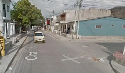 Carrera 18 con calle 68, en Soledad. 