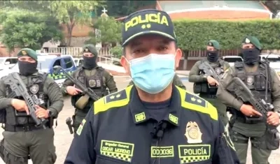 General Oscar Moreno Miranda, comandante de la Policía de Cúcuta.