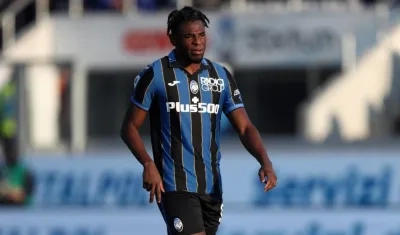 Duván Zapata, delantero del Atalanta. 