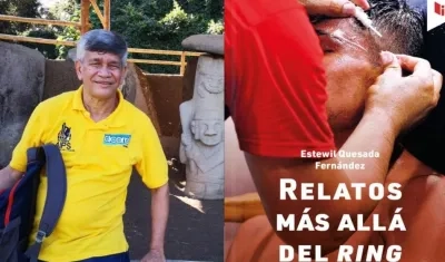Estewil Quesada, autor del libro 'Relatos más allá del ring'. 