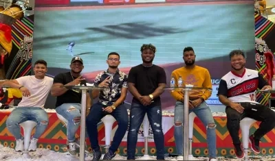 Brayan Buelvas, Andrés Angulo, Jeffry Niño, Dilson Herrera, Sugar Ray Marimón y Harold Ramírez. 