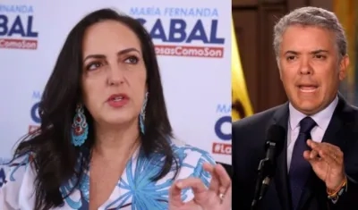María Fernanda Cabal criticó al Presidente.