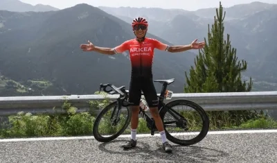 Nairo Quintana, ciclista colombiano. 