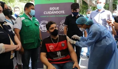 Vacunación en Barranquilla.