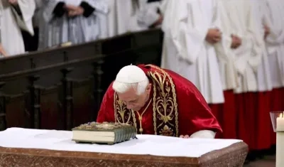 El Papa emérito Benedicto XVI.