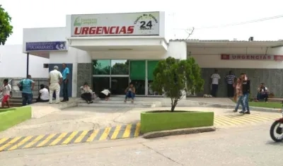 En la Clínica Campbell se produjo el deceso de una de las víctimas.