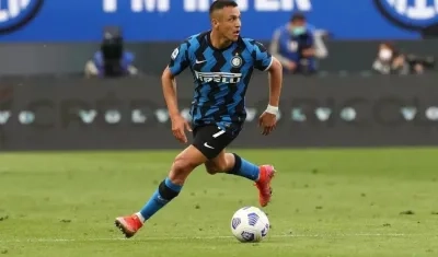 Alexis Sánchez, jugador chileno. 