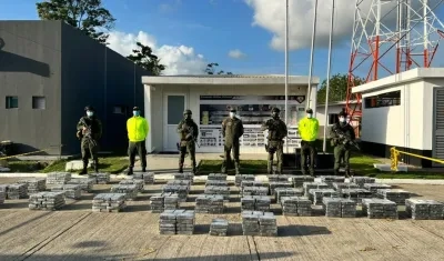 El cargamento supuestamente era de propiedad del grupo criminal Clan del Golfo.