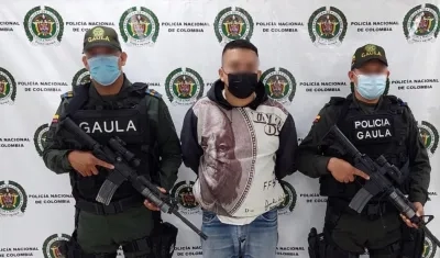 El hombre fue capturado en el barrio Nelson Mandela de Cartagena. 