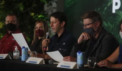  El ministro de Turismo de Panamá, Ivan Eskildsen, participa en una rueda de prensa hoy, en Ciudad de Panamá (Panamá). 