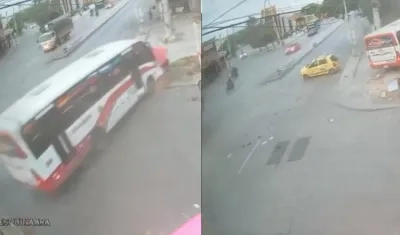 Imágenes del accidente.