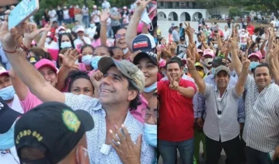 El aspirante presidencial Alex Char escuchó sobre las necesidades de los habitantes de Valledupar.
