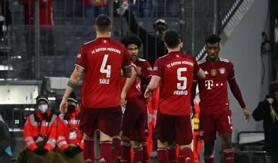 Jugadores del Bayern Múnich. 