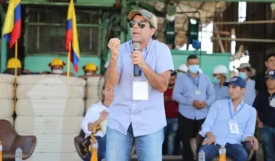 El candidato a la Presidencia, Alex Char.