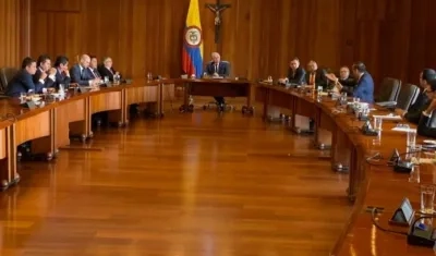 Sesión de la Corte Constitucional.