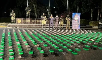 Droga hallada en conjunto residencial del norte de Barranquilla. 