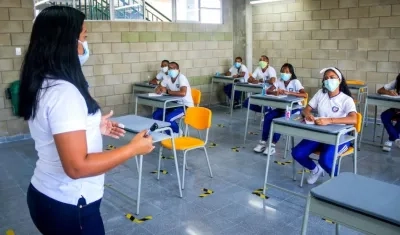 El proceso educativo contempla todas las etapas de formación.