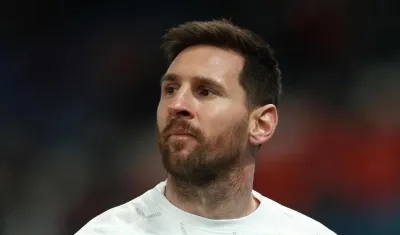 Lionel Messi, delantero argentino. 