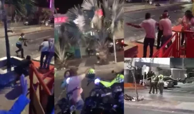 Una riña en un estadero en la carrera 8 no pasó a mayores, según la Policía.