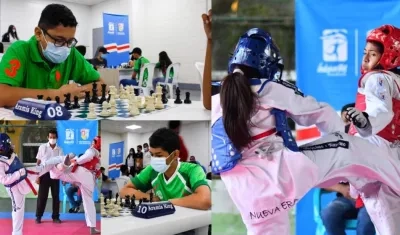 Las finales de ajedrez y taekwondo fueron las primeras en cumplirse.