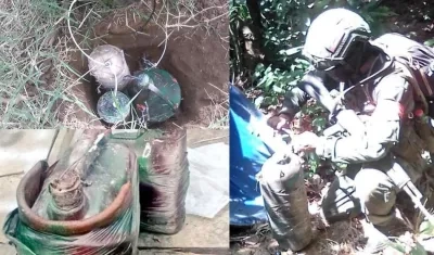 Más de novecientas (900) minas antipersona han sido desactivadas.