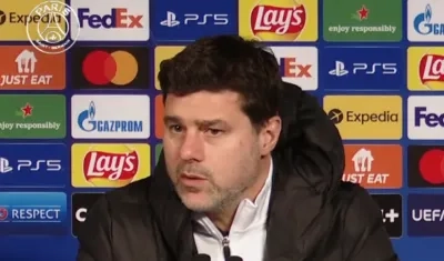 El entrenador del París Saint-Germain, Mauricio Pochettino.
