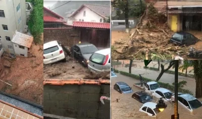 Equipos de búsqueda y rescate siguen trabajando para localizar a víctimas potenciales..