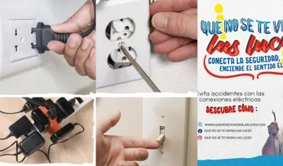 Campaña para disminuir las víctimas por riesgo eléctrico.
