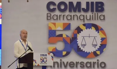 Secretario de Conferencia de Ministros de Justicia de Iberoamérica, Enrique Gil.