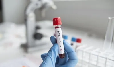 Laboratorio de virus VIH.