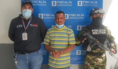 Mario Manuel Restrepo Bustamante, capturado. 