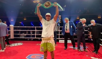 Óscar Rivas, boxeador colombiano.