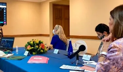 La vicepresidenta y canciller de Colombia, Marta Lucía Ramírez.