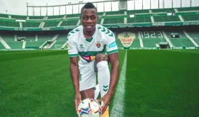 Helibelton Palacios, jugador colombiano. 