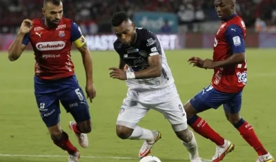 Miguel Ángel Borja, delantero de Junior. 