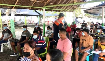 Expertos de la Dimar durante la capacitación.