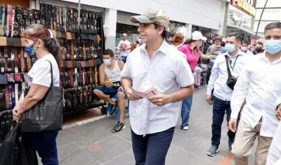 El precandidato a la Presidencia, Alejandro Char.