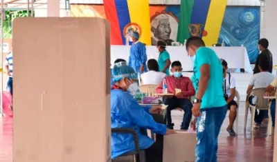 Día de elecciones en Colombia.