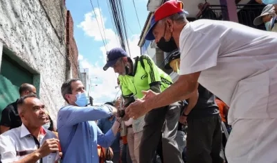 El líder opositor venezolano Juan Guaidó.