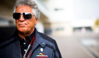Mario Andretti, expiloto de la F1. 