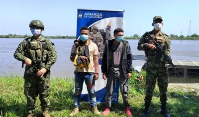 Capturados, señalados de pertenecer al 'Clan del Golfo'