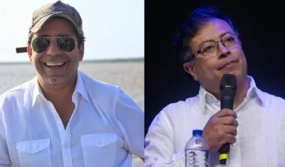 Alex Char y Gustavo Petro