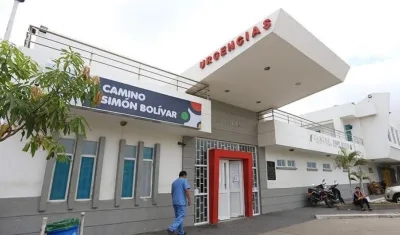 La persona lesionada fue llevada al Camino Simón Bolívar.