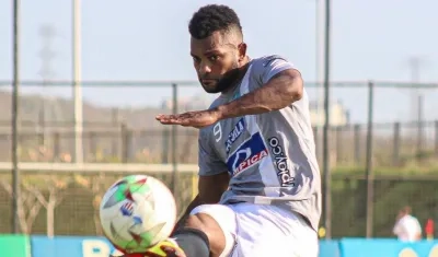 Miguel Àngel Borja, delantero de Junior. 