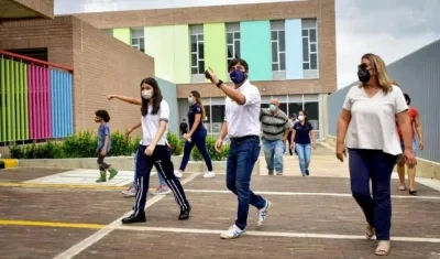 El Alcalde de Barranquilla, Jaime Pumarejo.