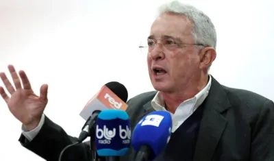 El expresidente Álvaro Uribe.