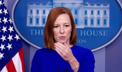 La portavoz de la Casa Blanca, Jen Psaki.